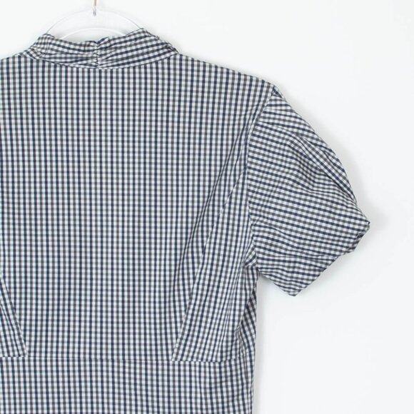 BCBGMaxAzria Checkered Gingham Short Sleeve Sheath Dress Womens Size 4‎ - Picture 7 of 7